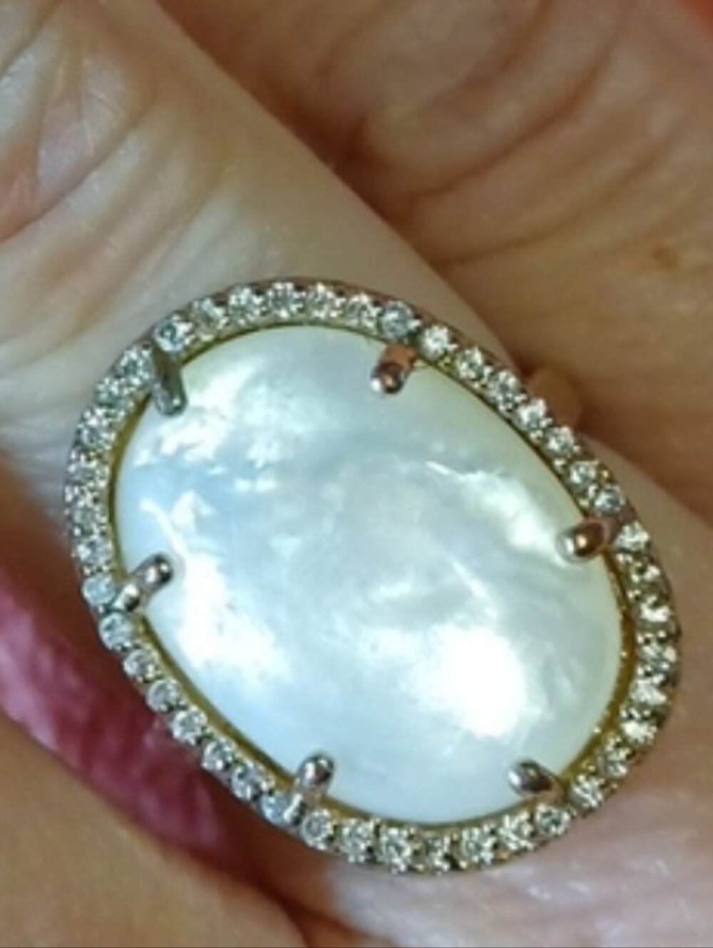 Mother Of Pearl Ring